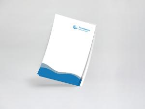 تراکت تحریر 80گرم با سرچسب