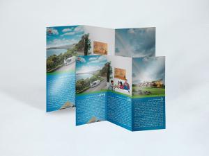 بروشور 3 لت گلاسه 135 گرم تا شده