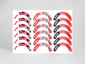 شیت لیبل 70 - 50 یووی (جنس لیبل - نیمه مات)