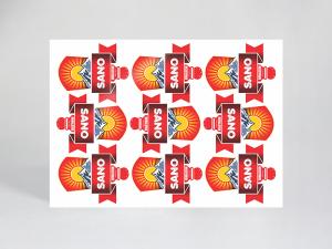 شیت لیبل 50 - 35 یووی (جنس لیبل - نیمه مات)